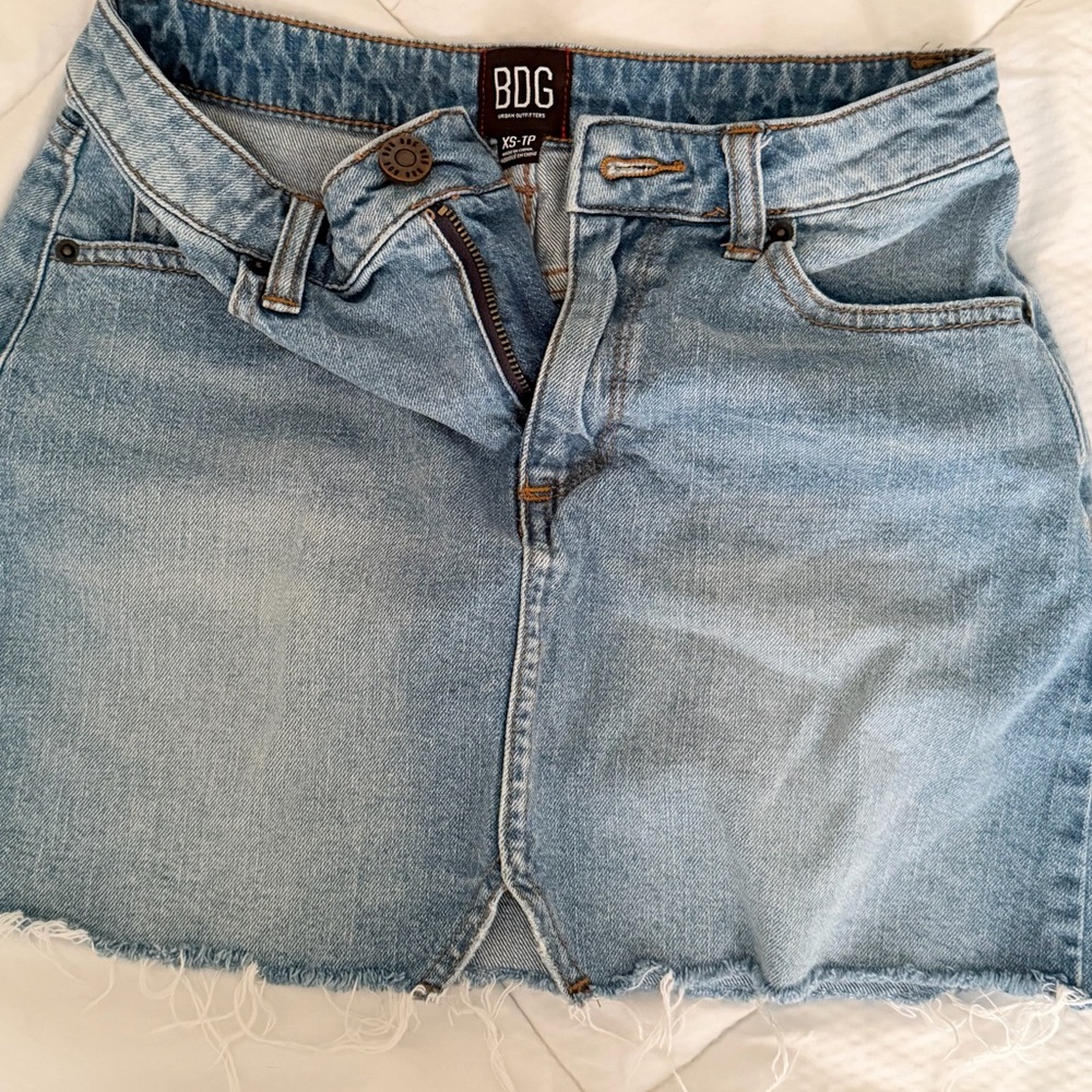 BDG Urban Outfitters Women's Mini Skirt - Light Blue